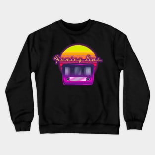 flaming lips retro Crewneck Sweatshirt